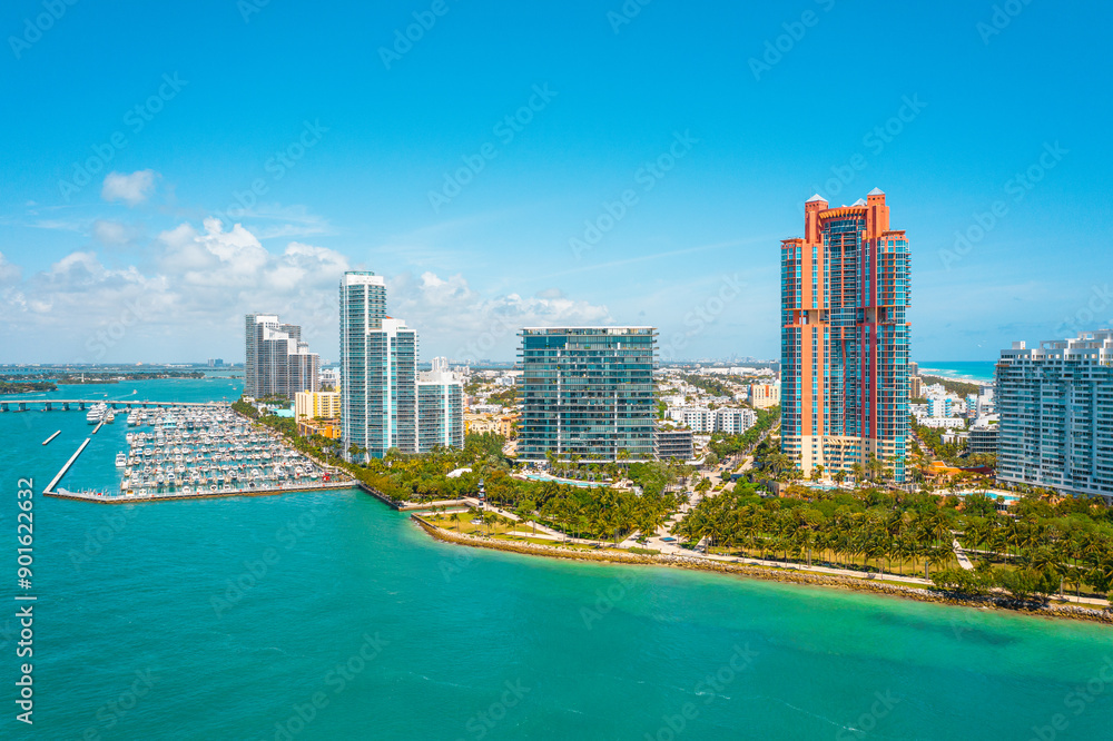 Naklejka premium Miami Beach