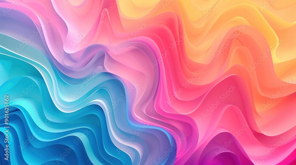 Abstract Colorful Wave Pattern Background Abstract Colorful Wave Pattern Background