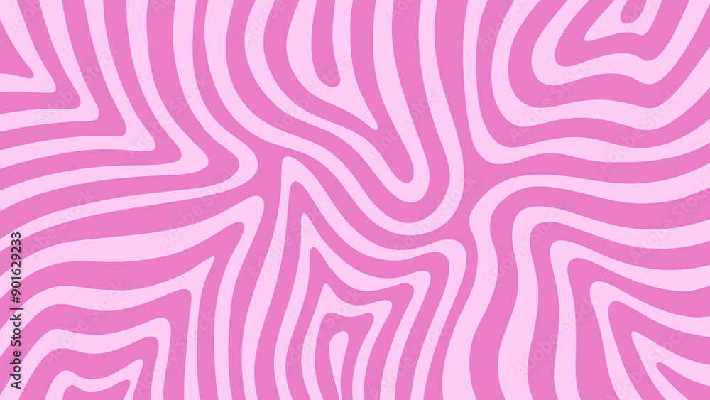 Fototapeta premium pink abstract background with wavy pattern 