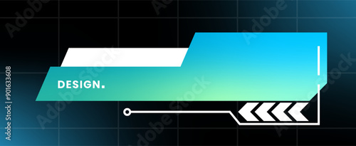 Modern pop up window illustration. Futuristic pop up interface.
