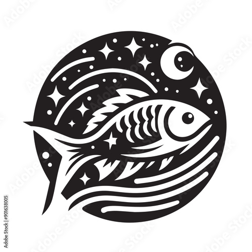 Fish vector icon
