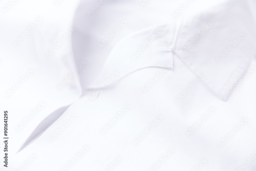 Close up of white Men's shirt. Close up of white Men's shirt.