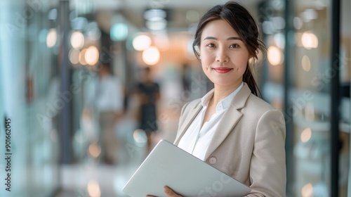 The confident businesswoman portrait photo