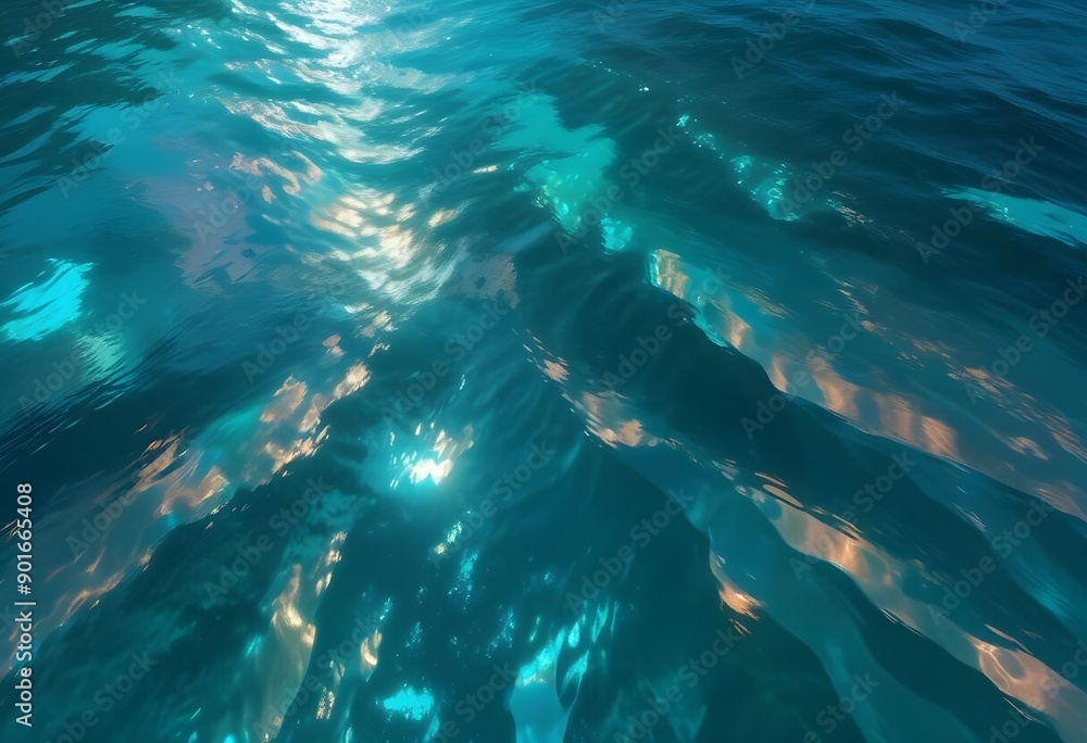 Obraz premium Water wave texture colorful texture gradient background