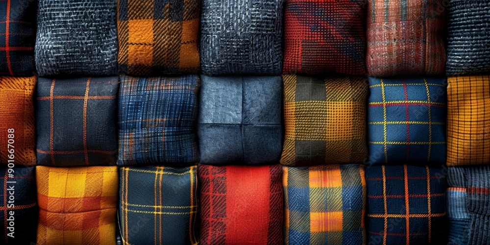 Plaid Pattern Background Banner Plaid Pattern Background Banner
