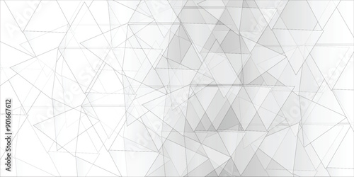 Dark white vector abstract mosaic pattern. A sample with polygonal shapes. A completely new template for your business design.