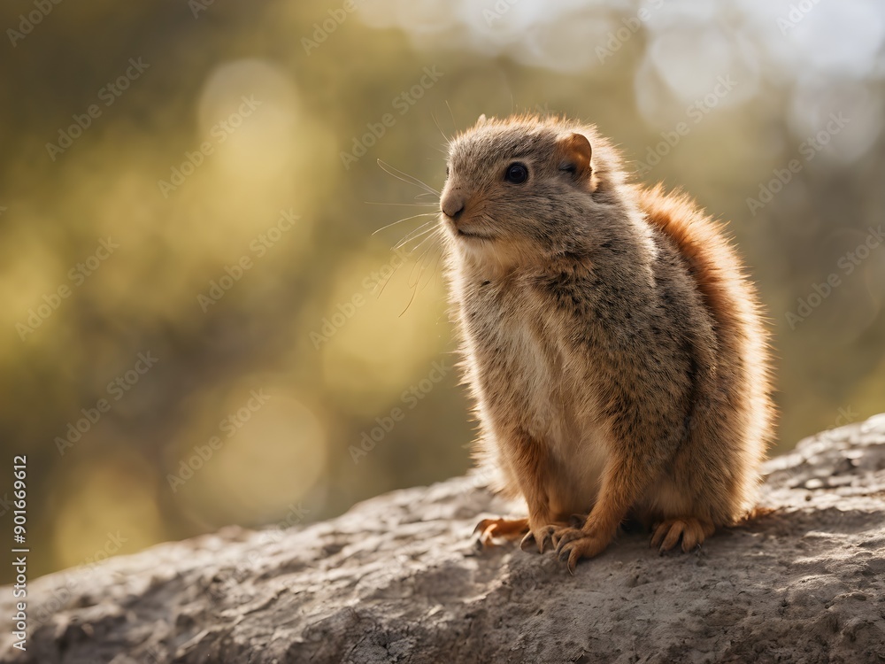 Squirrel on Rock Squirrel on Rock