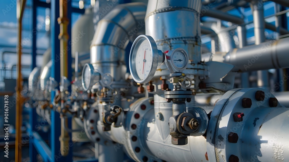 State-of-the-Art Industrial Facility with Complex Pipeline and Machinery System State-of-the-Art Industrial Facility with Complex Pipeline and Machinery System