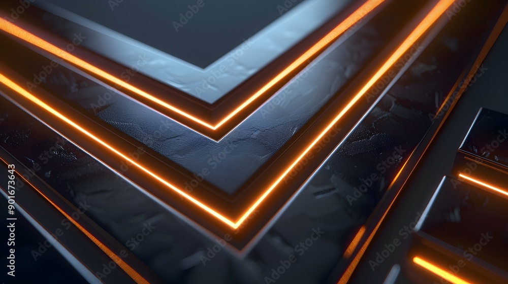 Metallic Arrow with Glowing Pulse Effect Depicting Dynamic Business Concept Metallic Arrow with Glowing Pulse Effect Depicting Dynamic Business Concept