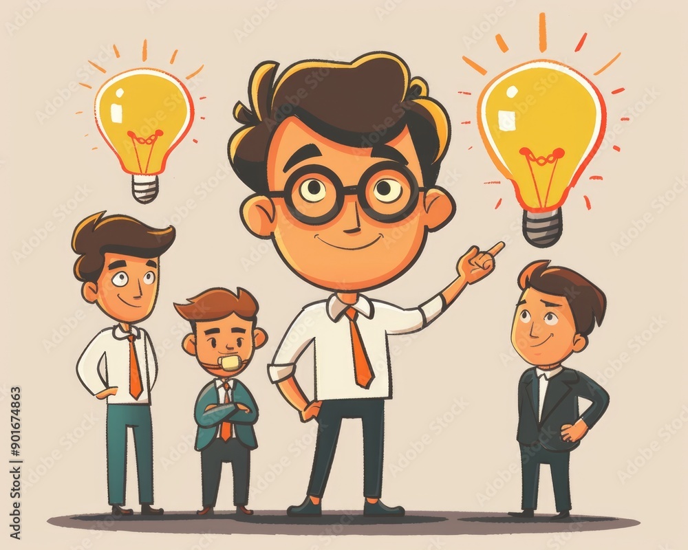 Innovative 3D Cartoon Entrepreneur Pitching Startup Idea to Investors with Creativity and Enthusiasm Innovative 3D Cartoon Entrepreneur Pitching Startup Idea to Investors with Creativity and Enthusiasm