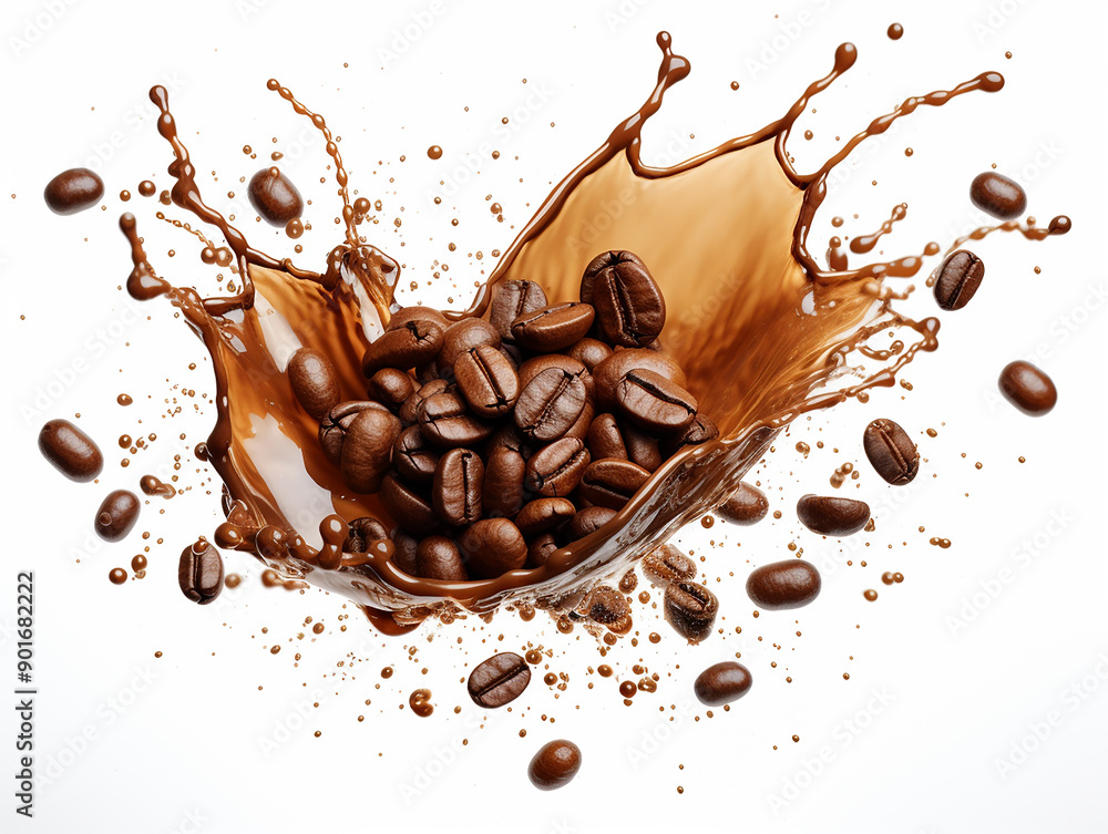 Artistic Coffee Splash Artistic Coffee Splash