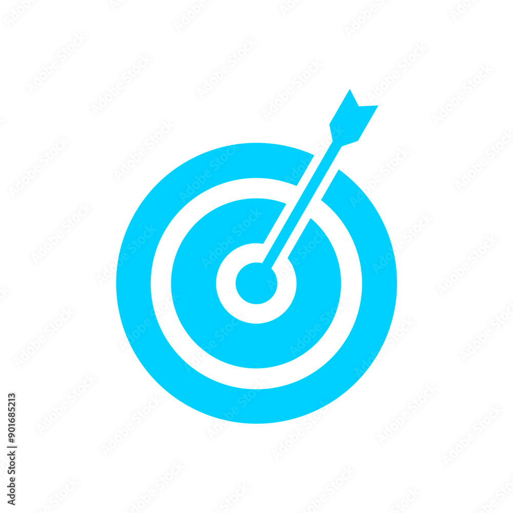 Target board icon with simple and modern design Target board icon with simple and modern design