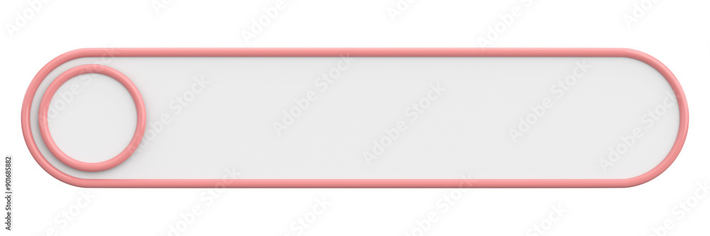 Profile tab. Social media profile. 3D illustration. Profile tab. Social media profile. 3D illustration.