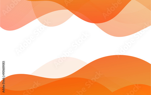 abstract orange background with circles