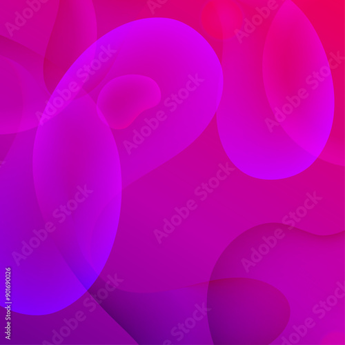 Colorful abstract geometric background. Fluid gradient shapes composition, pink fluid
