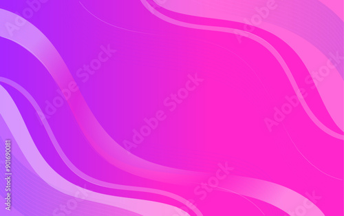 Abstract background with waves, Purple background