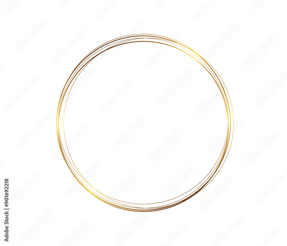 frame isolated on white, Realistic golden frame frame isolated on white, Realistic golden frame