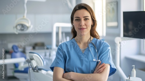 The confident dental professional photo