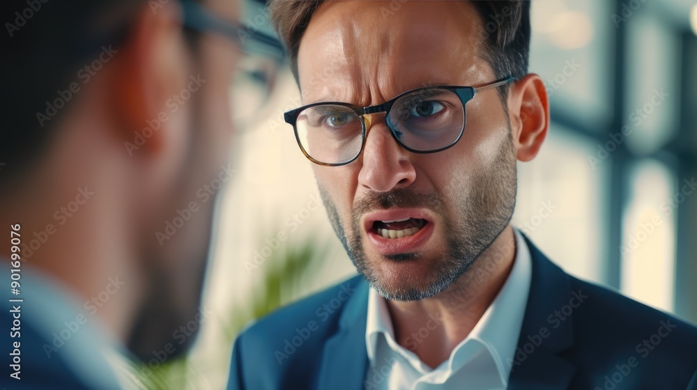 High-Stress Work Environment with Angry Boss High-Stress Work Environment with Angry Boss