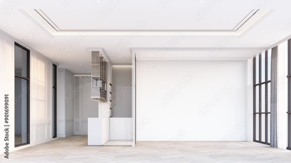 Picture of Dining room in a luxury penthouse interior design, consisting of a ...