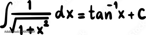 basic Integral math Formulas handwritten