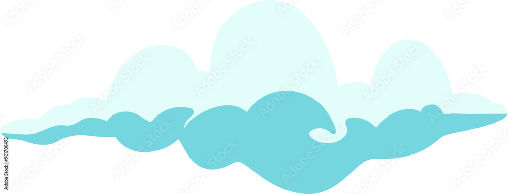 Hand drawn doodle vector illustration of Clouds Hand drawn doodle vector illustration of Clouds