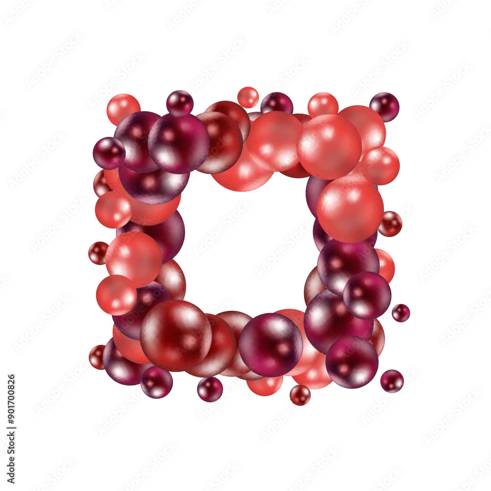 Beautiful colorful vibrant pattern. 3d illustration, 3d rendering. Abstract background. Vector photo frame. Colored balls. Eps 10 Beautiful colorful vibrant pattern. 3d illustration, 3d rendering. Abstract background. Vector photo frame. Colored balls. Eps 10