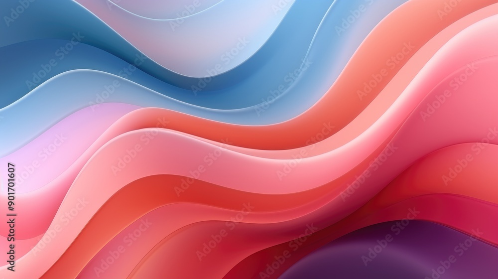 Gradient mesh background with fluid, flowing shapes Gradient mesh background with fluid, flowing shapes