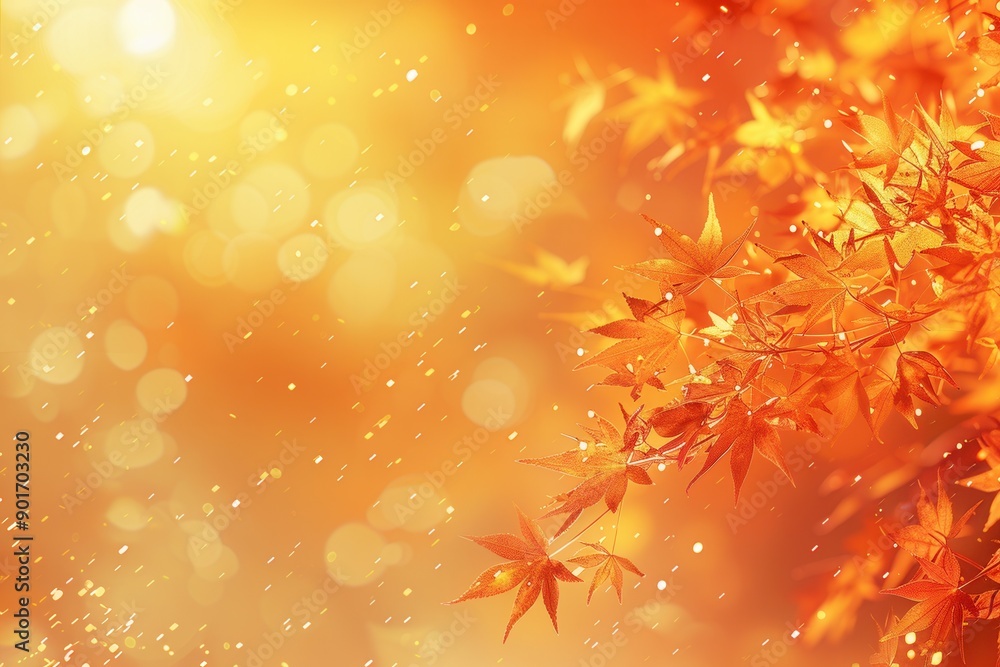 Autumn Serenity. Tranquil fall clean backgrounds high detailed wallpaper