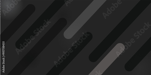 Dark Black vector abstract mosaic pattern. A sample with polygonal shapes. A completely new template for your business design.