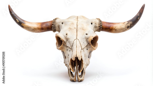 Cow Skull Isolated on White background