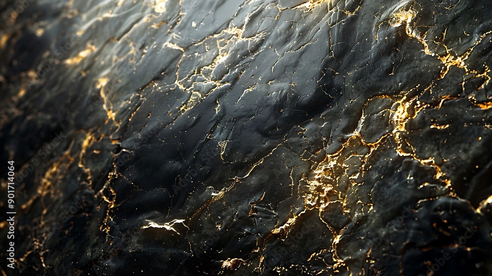Black marble texture. Generative by AI Black marble texture. Generative by AI