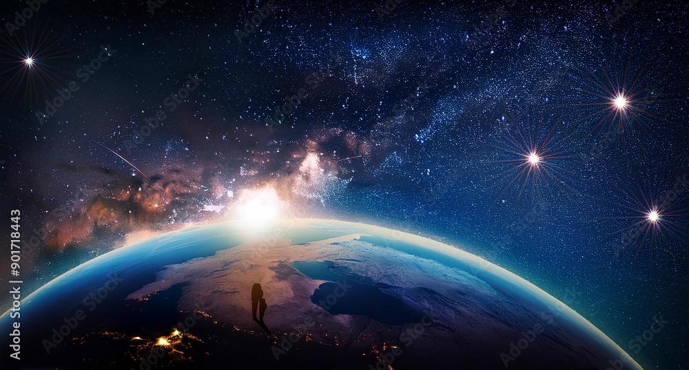 Obraz premium earth in space
