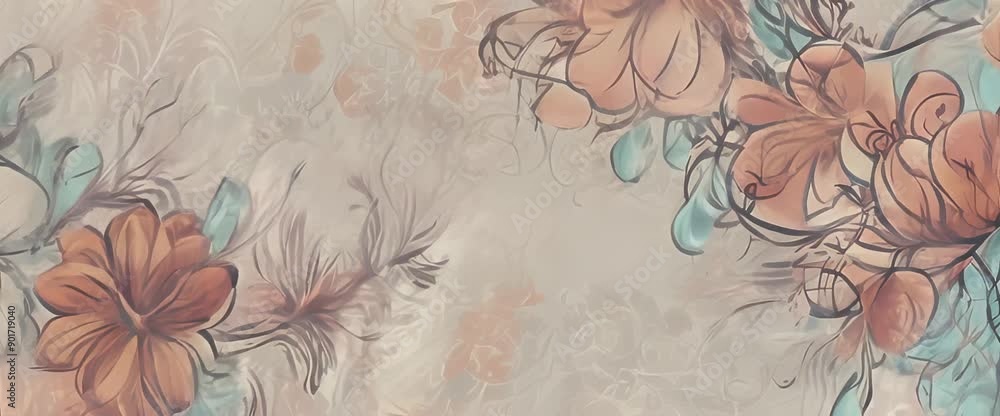 Background Illustration Floral Eps10 Background Illustration Floral Eps10