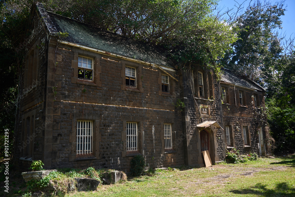 Abandoned powder mills (Pamplemousses) dating from the 19th century and its surrounding ruins, Mauritius, Africa Abandoned powder mills (Pamplemousses) dating from the 19th century and its surrounding ruins, Mauritius, Africa