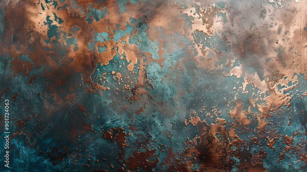 Textured Copper Surface with Patina and Natural Imperfections for Rustic Charm and Modern Design Textured Copper Surface with Patina and Natural Imperfections for Rustic Charm and Modern Design