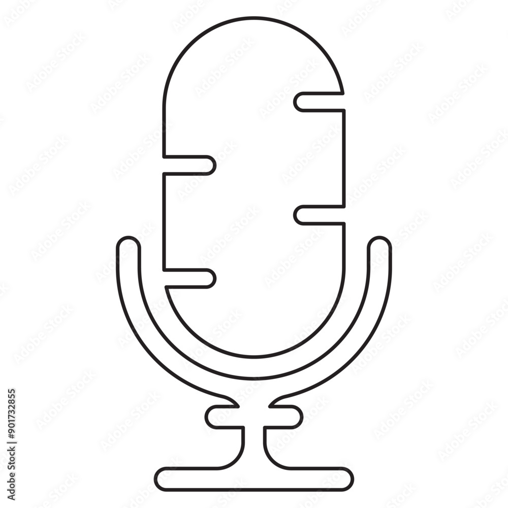 Microphone icon vector design eps 10 Microphone icon vector design eps 10
