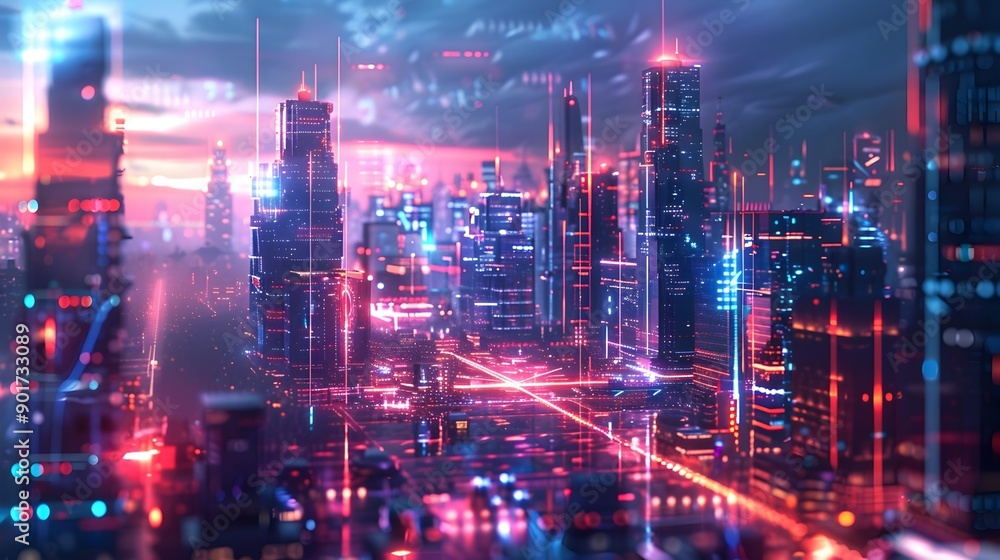 Futuristic Smart City with Advanced Home Automation and AI-Powered Living Futuristic Smart City with Advanced Home Automation and AI-Powered Living