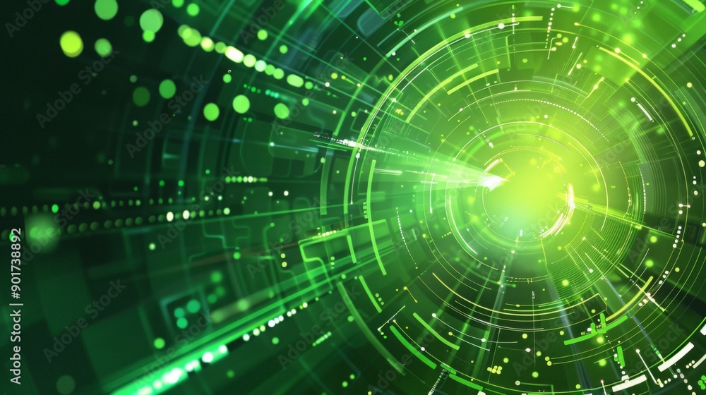 Green Technical background, green theme, future visual effects, bright colors Green Technical background, green theme, future visual effects, bright colors