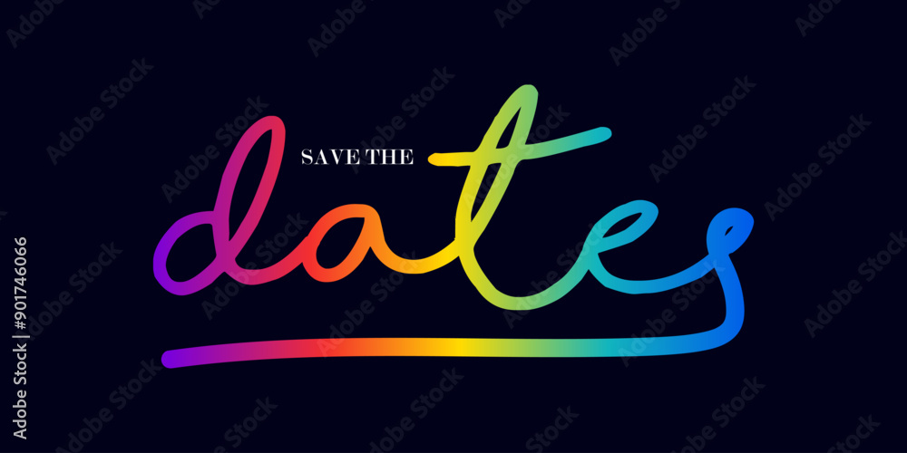 3d save the date, Save the date banner. Can be used for business, marketing and advertising. 3d save the date, Save the date banner. Can be used for business, marketing and advertising.