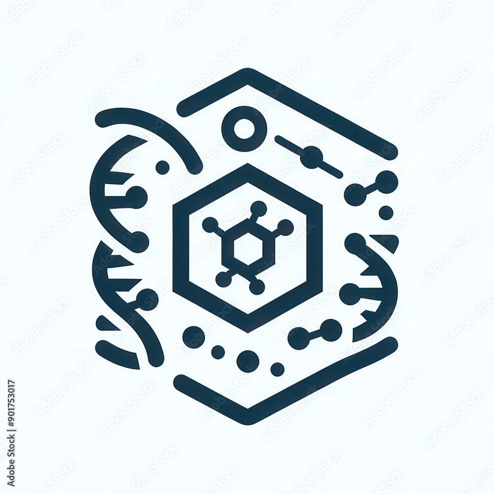Abstract Illustration of Chemical Structures and Molecular Patterns for Scientific Design Uses Abstract Illustration of Chemical Structures and Molecular Patterns for Scientific Design Uses