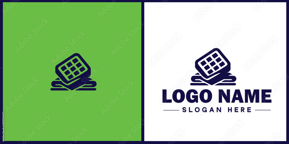 Fototapeta premium Deli icon Delicatessen Delicatessen shop Gourmet food store flat logo sign symbol editable vector