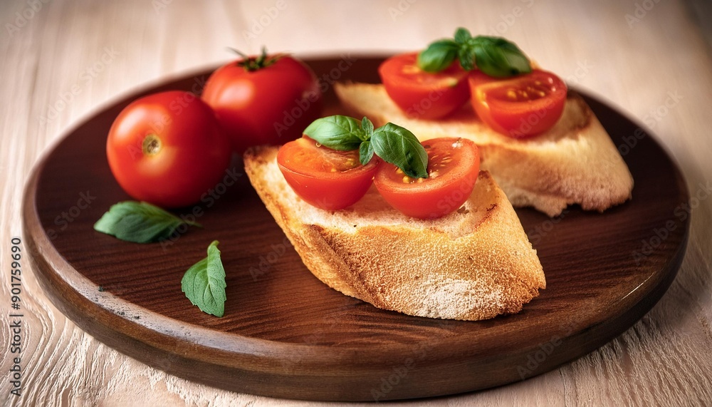 spanish vegetarian tapas pan con tomate, AI generated spanish vegetarian tapas pan con tomate, AI generated