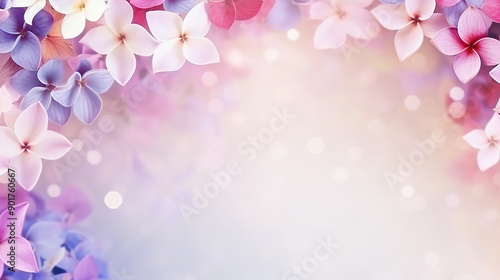 Flower in Garden for Cover Page Background