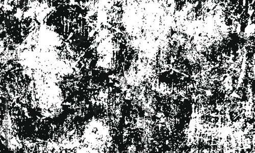 Wallpaper Mural Grunge distressed overlay texture and background - wide banner format background with copy space for text. Grunge texture of chips, cracks,scratches.Soft white grunge.Distressed black grunge texture. Torontodigital.ca