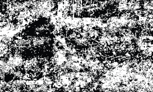 Wallpaper Mural Grunge distressed overlay texture and background - wide banner format background with copy space for text. Grunge texture of chips, cracks,scratches.Soft white grunge.Distressed black grunge texture. Torontodigital.ca