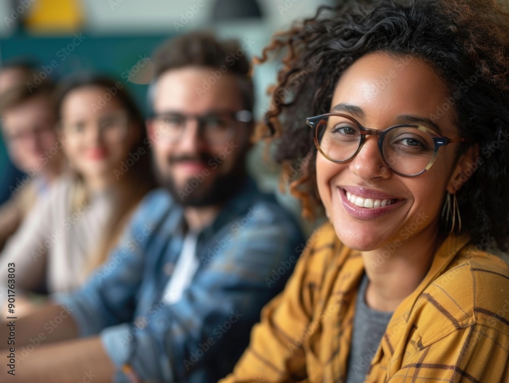 A group of people gathered around a table for discussion or meeting A group of people gathered around a table for discussion or meeting