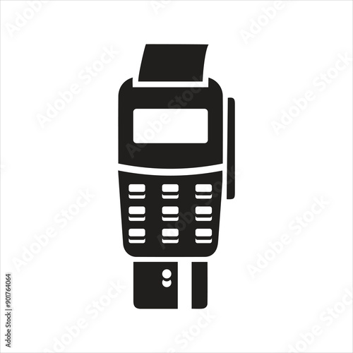 Credit card machine icon. POS terminal icon. Point of sale terminal. Payment Machine icon
