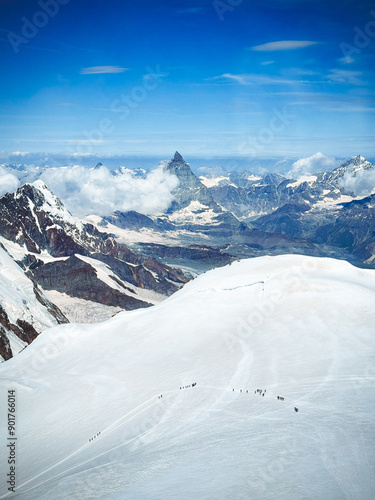 Monte Cervino visto dal monte rosa