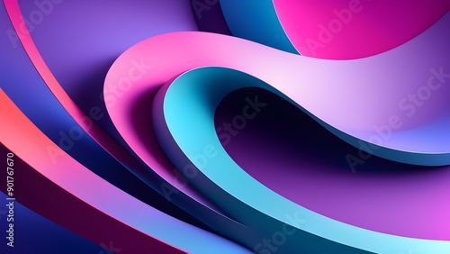 A colorful, abstract background with purple and blue swirls